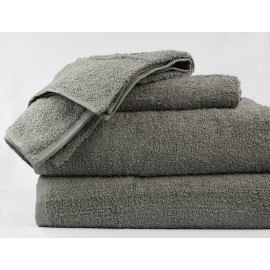 Komplet bawełnianych ręczników hotelowych w kolorze szarym 4szt. NOOR