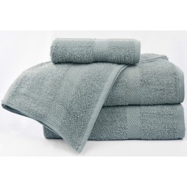 Komplet szaro-niebieskich ręczników bawełnianych 4szt. MADISON