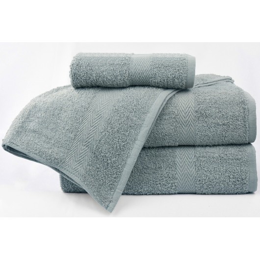 Komplet szaro-niebieskich ręczników bawełnianych 4szt. MADISON - Nie Tylko Firany