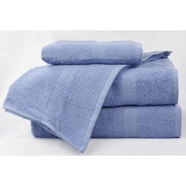 Komplet niebieskich ręczników bawełnianych 4szt. MADISON