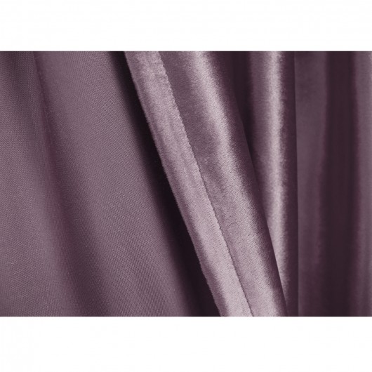 Zasłona welurowa fioletowa na taśmie 135x270cm ARACELI - Nie Tylko Firany