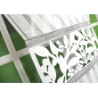 Panel ażurowy biały zdobiony cyrkoniami 120x250cm PALMER - Nie Tylko Firany