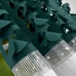 Zasłona wycinana laserowo butelkowa zieleń 145x250cm ISABELLA - Nie Tylko Firany