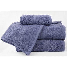 Komplet niebiesko-lawendowych ręczników bawełnianych 4szt. MADISON