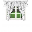 Komplet dekoracyjny firan zasłonowych z lambrekinem 400x160cm FLORENCIA - Nie Tylko Firany
