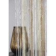 Firana MAKARON ecru-beż-biały cieniowana ze srebrną taśmą 300x250cm - Nie Tylko Firany