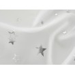 Firana woalowa z cyrkoniami w gwiazdki biała 300x150cm HEIDI - Nie Tylko Firany