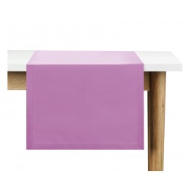 Bieżnik fioletowy z matowej gładkiej tkaniny 40x140cm FABIO