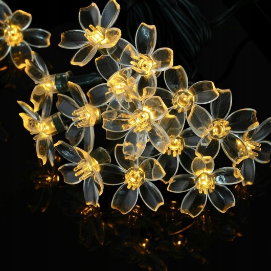 Girlanda solarna do ogrodu kwiatki 40 lampek LED 6m BLOSSOM - Nie Tylko Firany