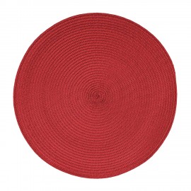 Okrągła podkładka dekoracyjna pod talerz czerwona 36cm PALLA