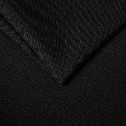 Tkanina - len w kolorze czarnym o szerokości 150cm - Nie Tylko Firany