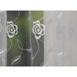 Firana markizeta z haftowanymi kwiatami na taśmie 400x160cm LUMIA - Nie Tylko Firany