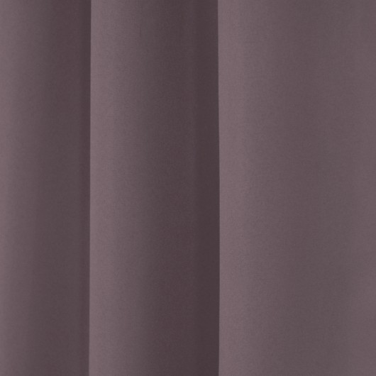 Komplet 2szt. zasłon gładkich brudny fiolet na taśmie 145x250cm ELODIA - Nie Tylko Firany