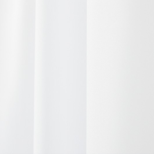 Komplet 2szt. zasłon gładkich białych na taśmie 145x240cm ELODIA - Nie Tylko Firany