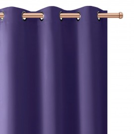 Zasłona ciemno fioletowa na przelotkach 145x250cm FELICIA