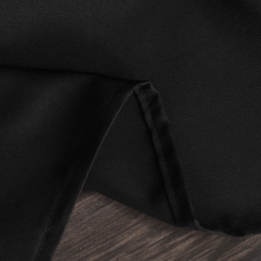 Zasłona z matowej tkaniny czarna na przelotkach 145x250cm FELICIA - Nie Tylko Firany