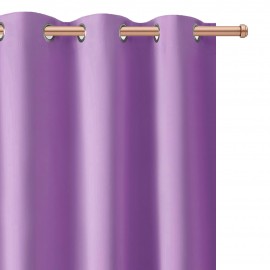 Zasłona z matowej tkaniny jasny fiolet 145x250cm FELICIA ost.