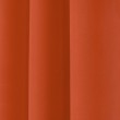 Zasłona z matowej tkaniny pomarańczowa na przelotkach 145x250cm FELICIA - Nie Tylko Firany