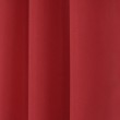 Komplet 2szt. zasłon gładkich czerwonych na przelotkach 145x250cm FELICIA - Nie Tylko Firany