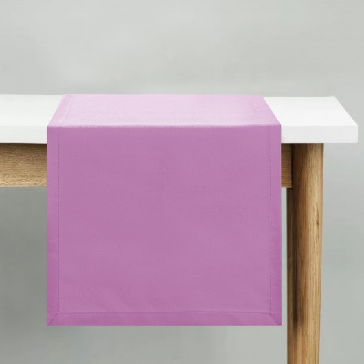 Bieżnik fioletowy z matowej gładkiej tkaniny 40x140cm FABIO - Nie Tylko Firany