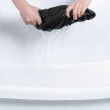 Ręcznik szybkoschnący czarny z mikrofibry 70x140cm SECCO - Nie Tylko Firany