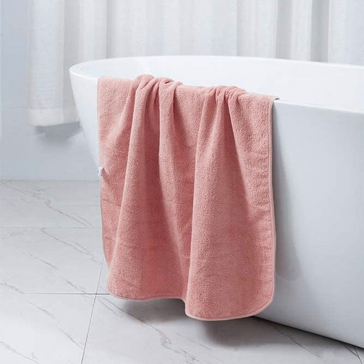 Ręcznik szybkoschnący z mikrofibry pudrowy róż 70x140cm SECCO - Nie Tylko Firany