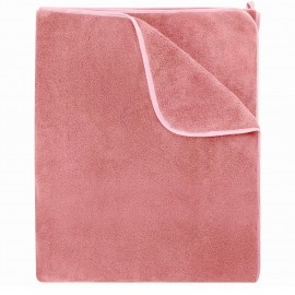 Ręcznik szybkoschnący z mikrofibry pudrowy róż 70x140cm SECCO