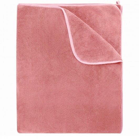Ręcznik szybkoschnący pudrowy róż z mikrofibry 70x140cm SECCO - Nie Tylko Firany
