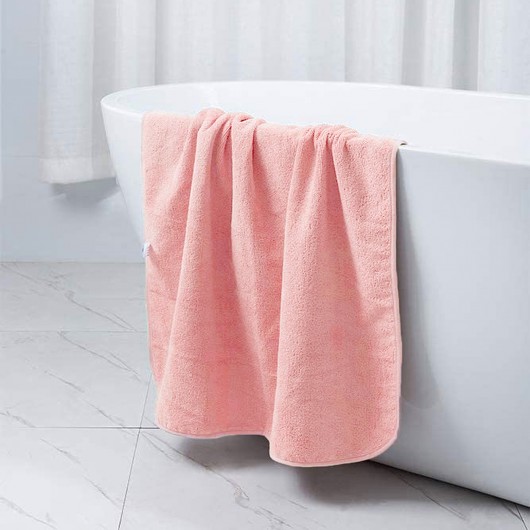 Ręcznik szybkoschnący różowy z mikrofibry 70x140cm SECCO - Nie Tylko Firany