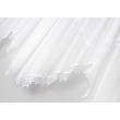 Firana woalowa biała z gipiurą na taśmie 400x150cm LANDRI - Nie Tylko Firany
