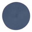 Okrągła podkładka dekoracyjna pod talerz ciemno niebieska 36cm PALLA - Nie Tylko Firany