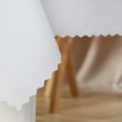 Obrus klasyczny gładki biały 130x180cm ENRICO - Nie Tylko Firany