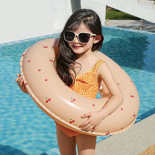 Koło do pływania dla dzieci w wisienki 80cm CHERRY - Nie Tylko Firany