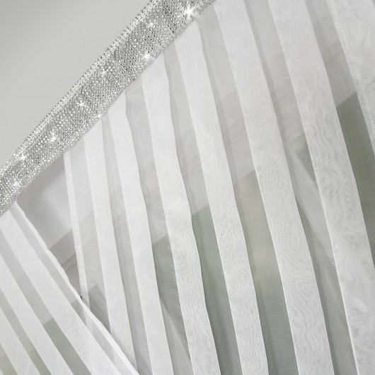 Panel biały dekoracyjny z ażurem 120x150cm FAYE - Nie Tylko Firany