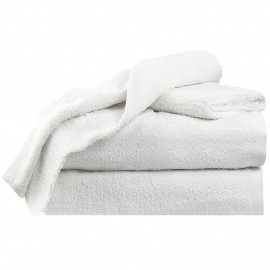 Komplet bawełnianych białych ręczników hotelowych 4szt. NOOR ost.