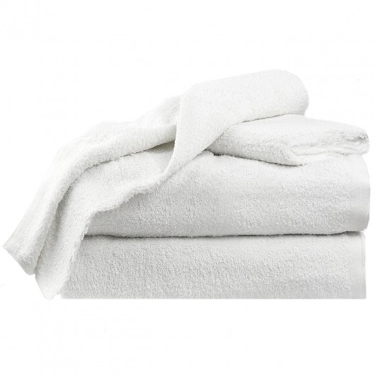 Komplet bawełnianych ręczników hotelowych w kolorze białym 4szt. NOOR - Nie Tylko Firany