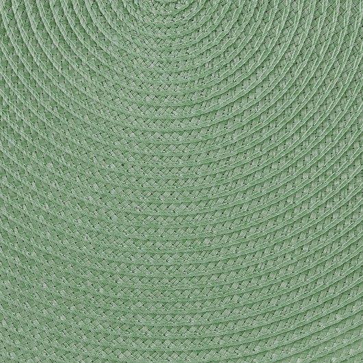 Okrągła podkładka dekoracyjna pod talerz zielona 38cm PALLA - Nie Tylko Firany