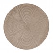 Okrągła podkładka dekoracyjna pod talerz piaskowa 38cm PALLA ost.