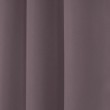 Zasłona z matowej tkaniny brudny fiolet na taśmie 145x240cm ELODIA - Nie Tylko Firany