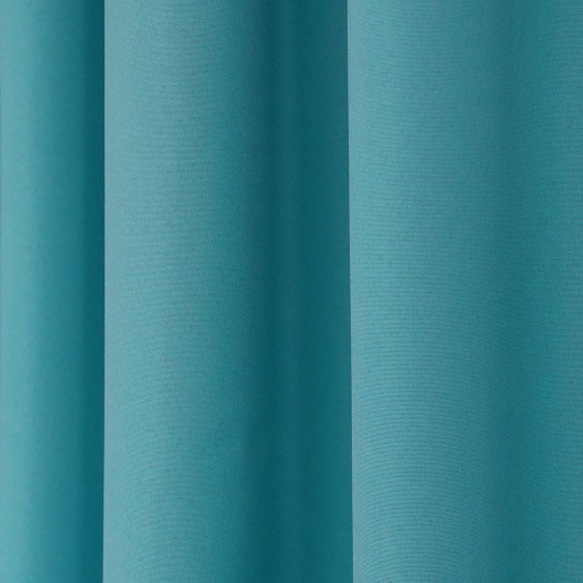 Zasłona z matowej tkaniny niebieska na taśmie 145x240cm ELODIA - Nie Tylko Firany