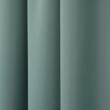 Zasłona z matowej tkaniny eukaliptusowa na przelotkach 145x240cm FELICIA - Nie Tylko Firany