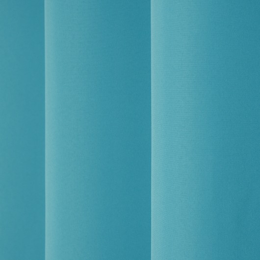 Zasłona z matowej tkaniny niebieska na przelotkach 145x240cm FELICIA - Nie Tylko Firany