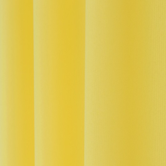 Zasłona z matowej tkaniny żółta na przelotkach 145x240cm FELICIA - Nie Tylko Firany