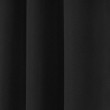 Zasłona z matowej tkaniny czarna na przelotkach 145x270cm FELICIA - Nie Tylko Firany