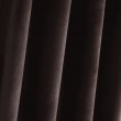Zasłona welurowa brązowa na taśmie 140x250cm MARCIA - Nie Tylko Firany
