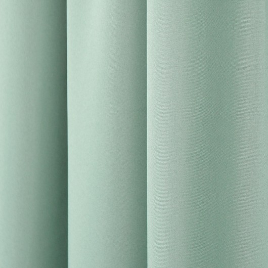 Zasłona z matowej tkaniny pudrowa zieleń na taśmie 145x250cm ELODIA - Nie Tylko Firany