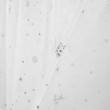 Firana woalowa w srebrne śnieżynki na taśmie 400x150cm FIOCCO - Nie Tylko Firany
