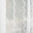Firana biała woalowa w listki na taśmie 400x250cm FIRUZA - Nie Tylko Firany