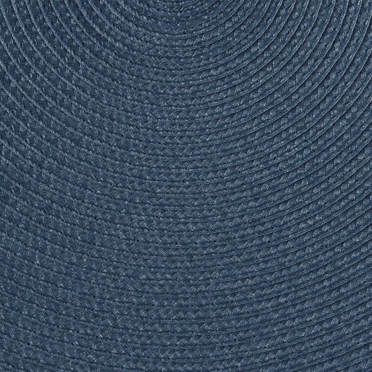 Okrągła podkładka dekoracyjna pod talerz niebieska 38cm PALLA - Nie Tylko Firany
