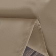 Zasłona z matowej tkaniny orzechowa na przelotkach 145x230cm FELICIA - Nie Tylko Firany